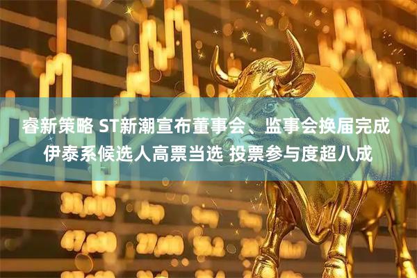 睿新策略 ST新潮宣布董事会、监事会换届完成 伊泰系候选人高票当选 投票参与度超八成