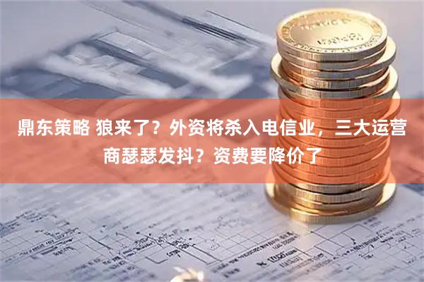 鼎东策略 狼来了？外资将杀入电信业，三大运营商瑟瑟发抖？资费要降价了